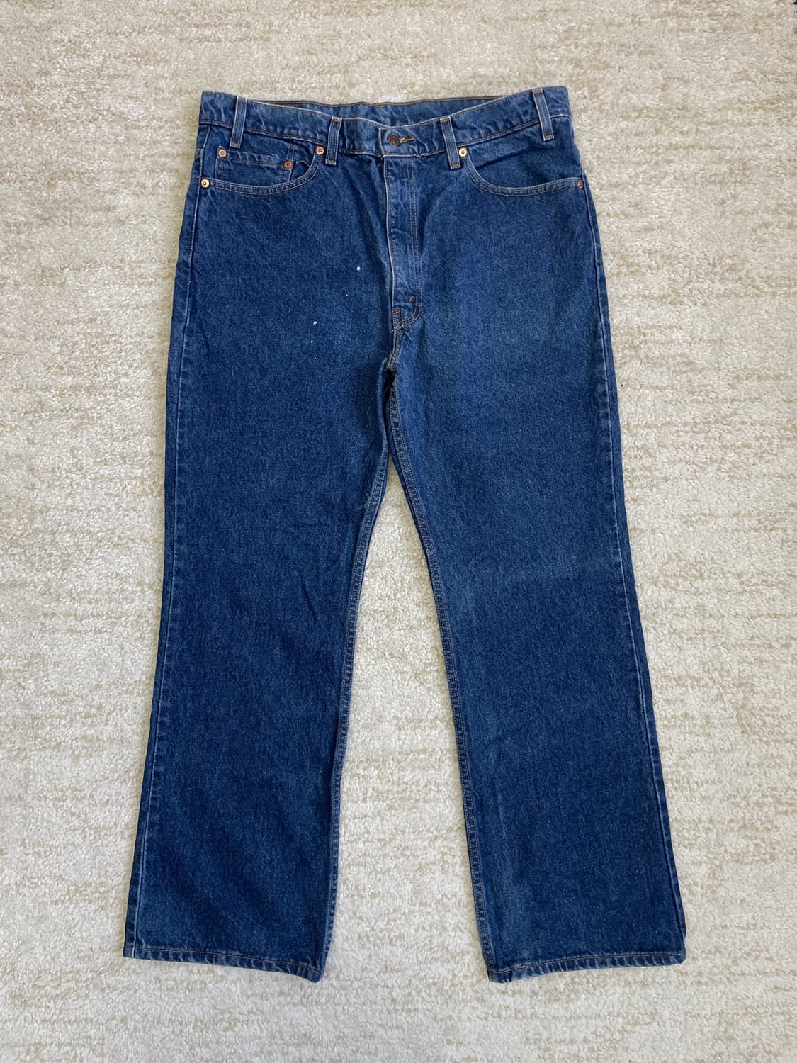 [38x30] 90s 리바이스 517 부츠컷 중청 워싱 진 데님  상품이미지1