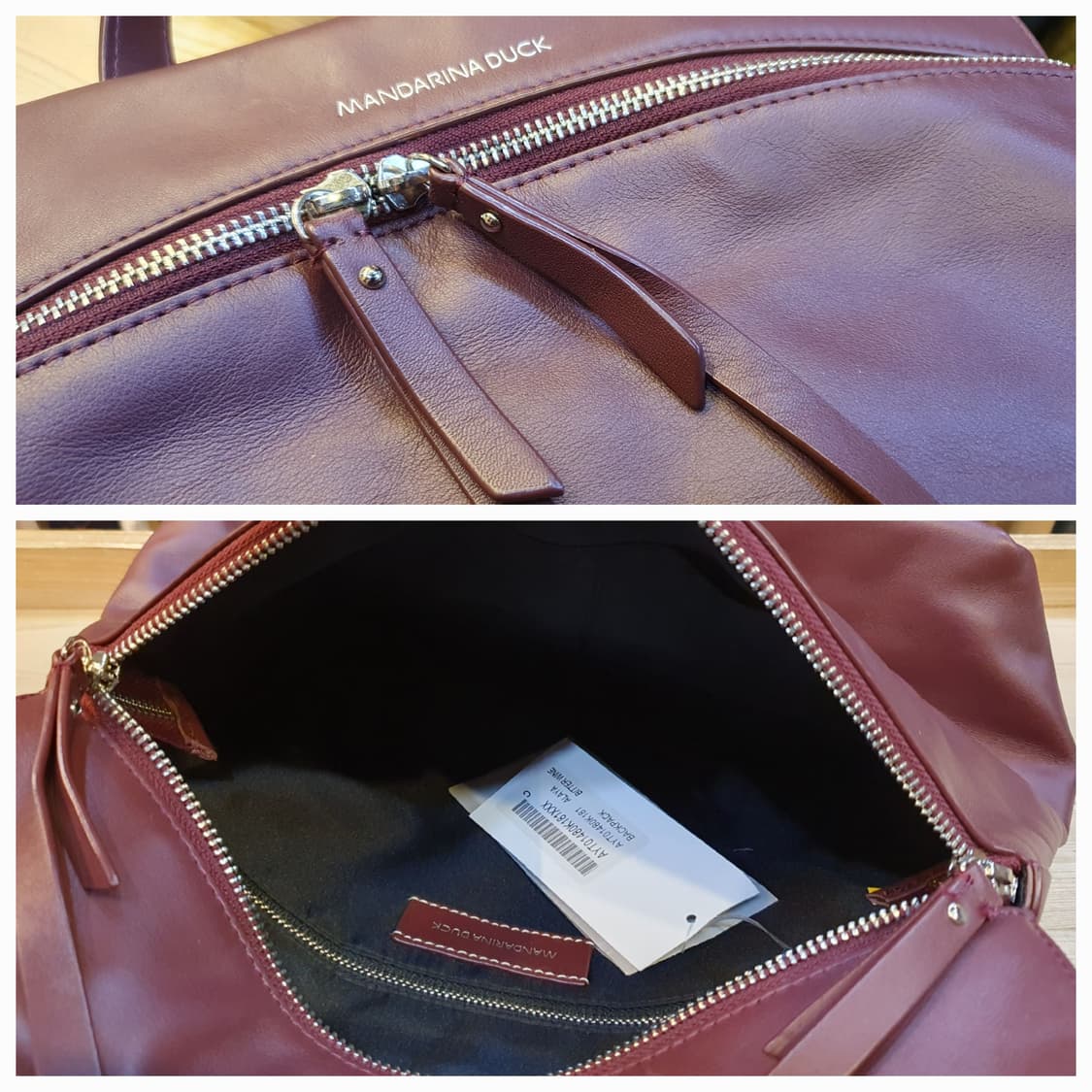 만다리나덕 레더 멀티백팩 상품이미지6