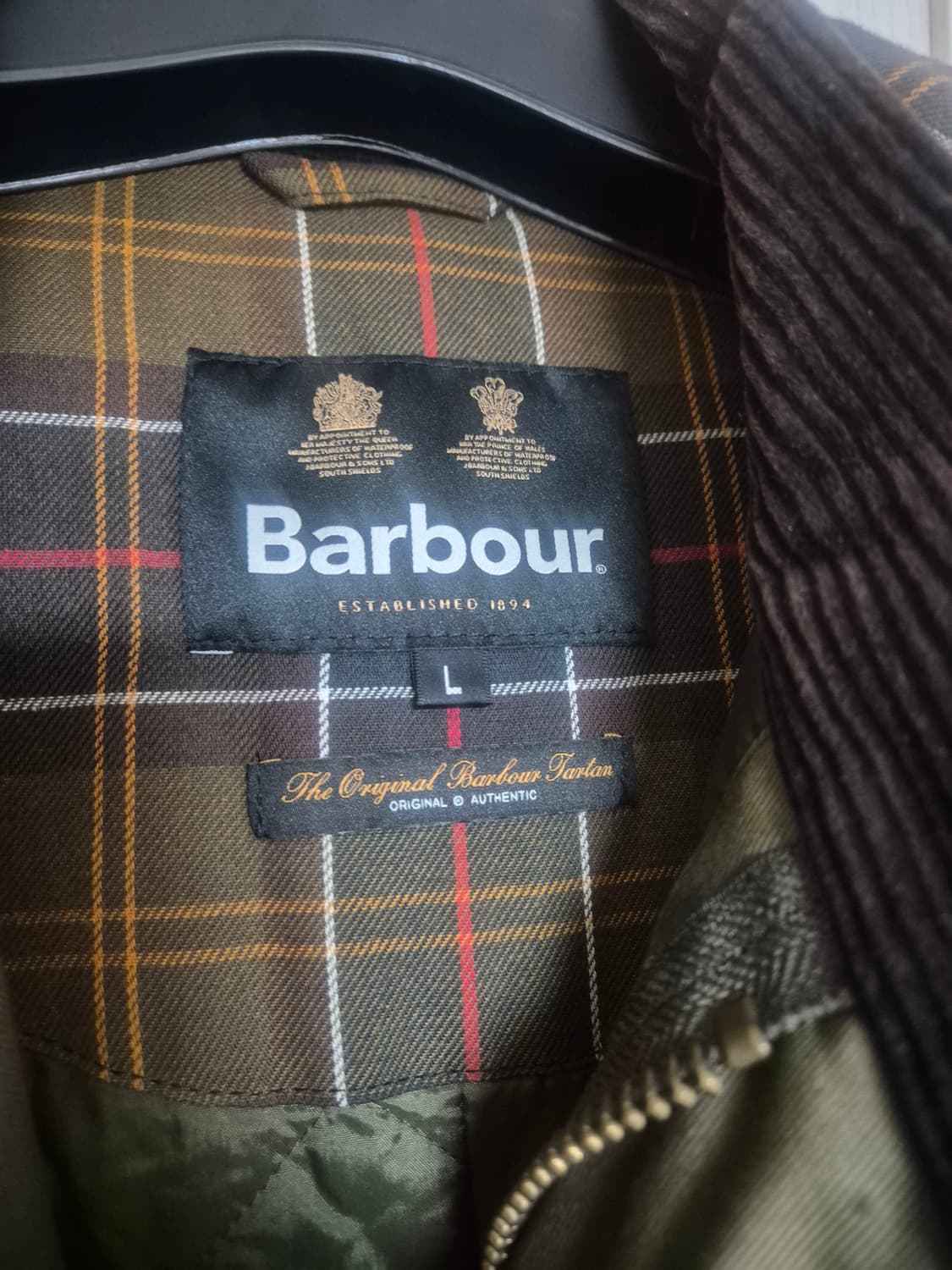 바버 왁스 코튼 자켓 상품이미지3