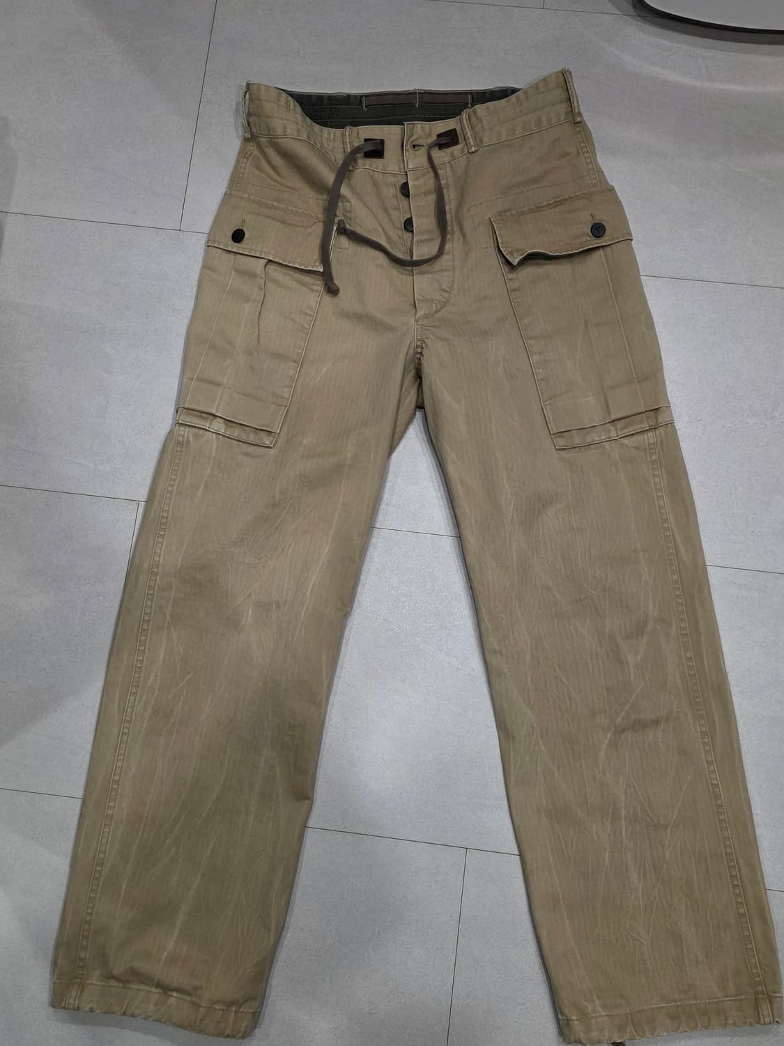 RRL/캠벨 헤링본 트윌 카고팬츠 / 30×32 상품이미지1