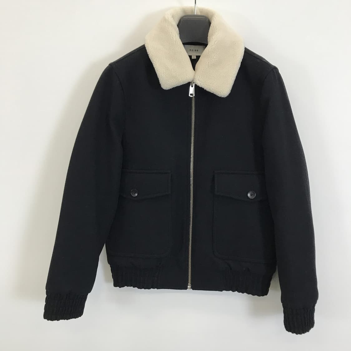 REISS 리스 시어링 울 블루종점퍼 [S] 상품이미지1