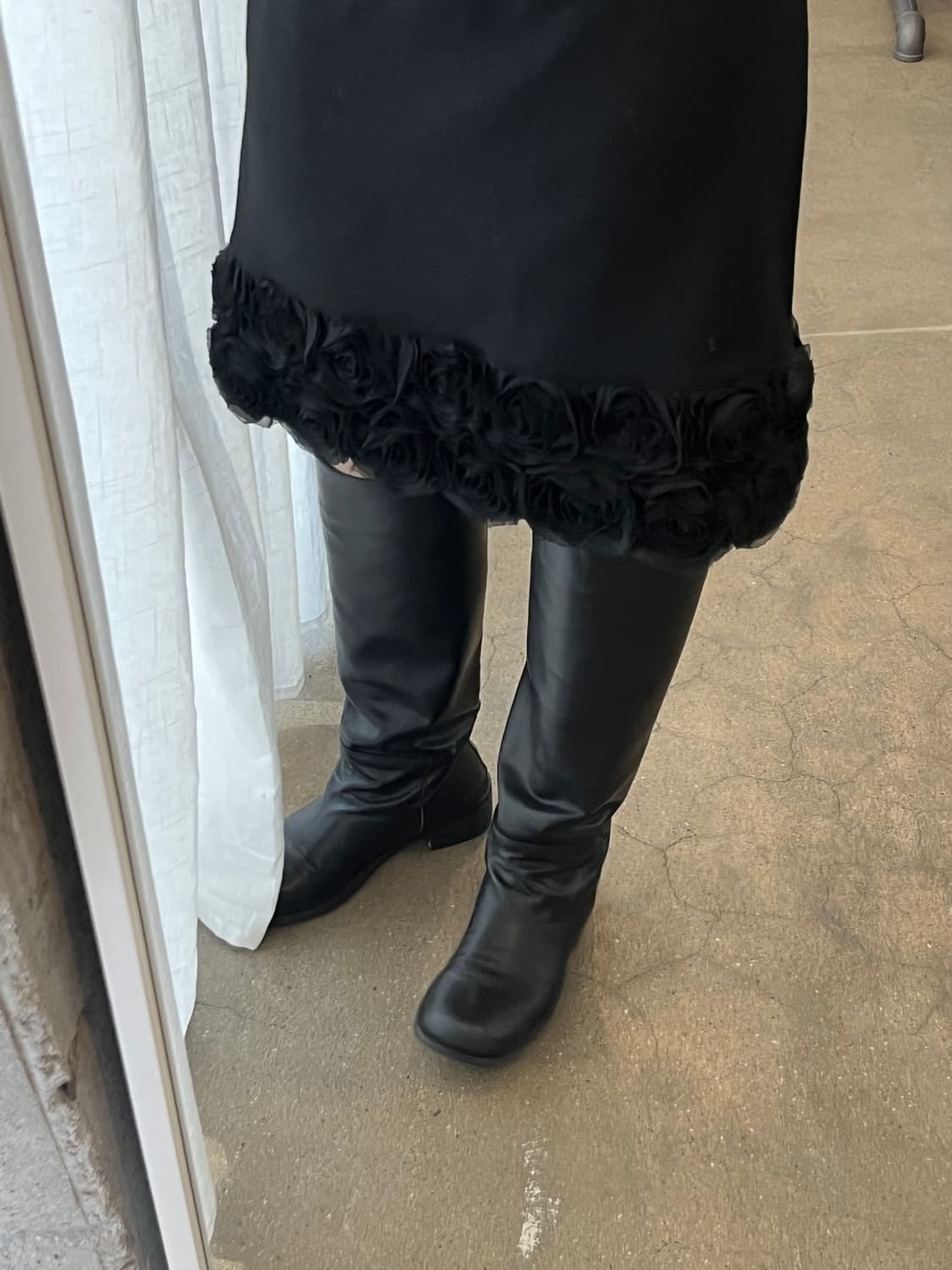 KETTY 로즈 장식 스커트 상품이미지3