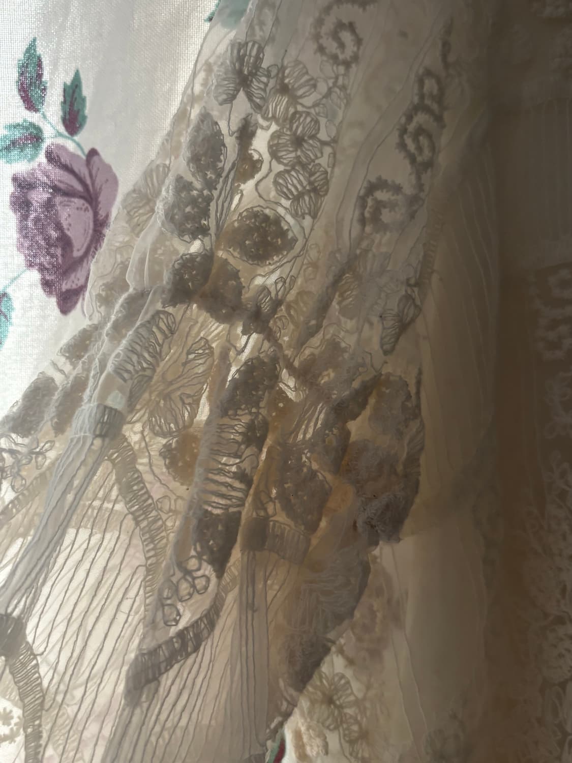 레이스 시스루 블라우스 여리핏 로맨틱 레이어드 상품이미지6