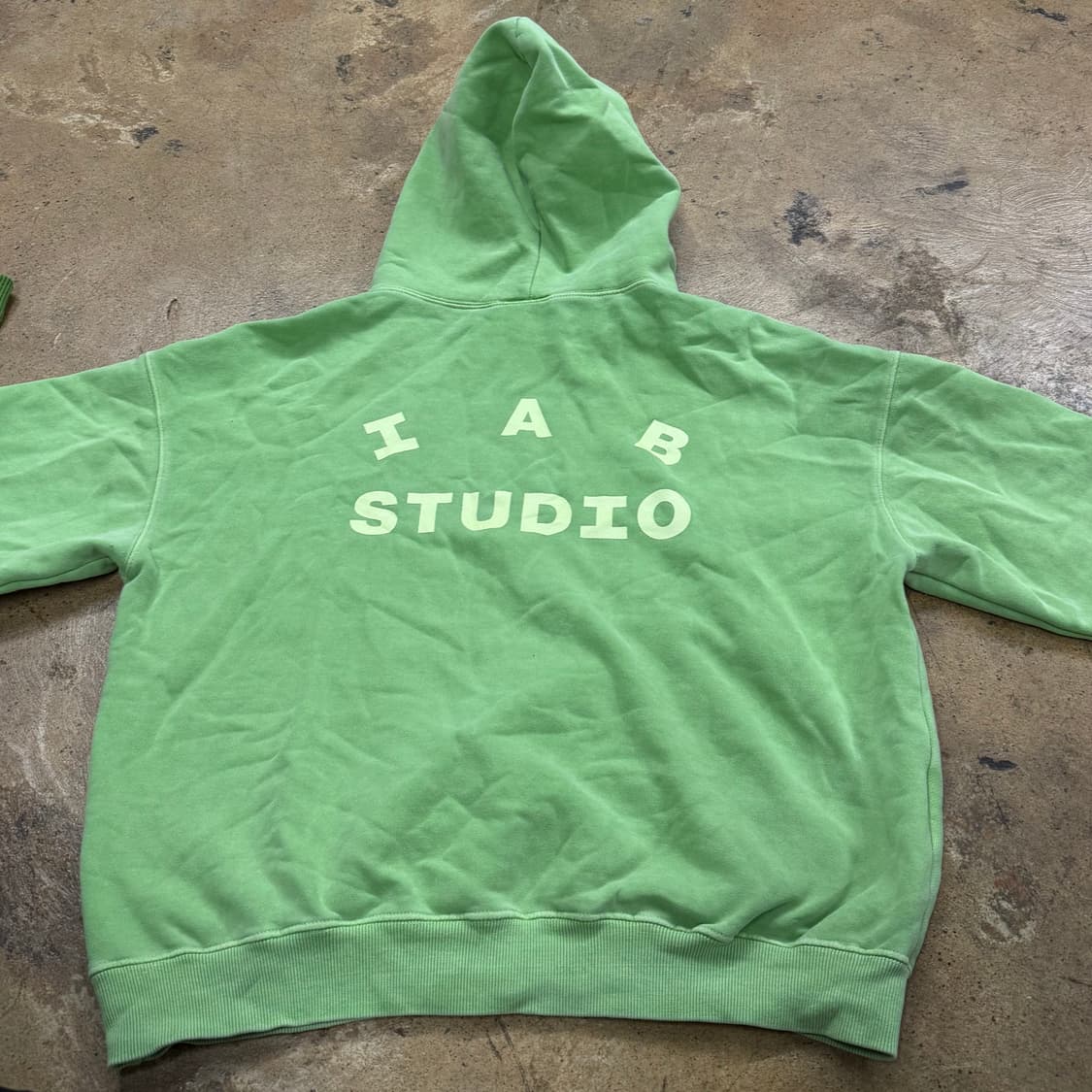 아이앱스튜디오 말차 애플민트 그린 후드티 상품이미지4