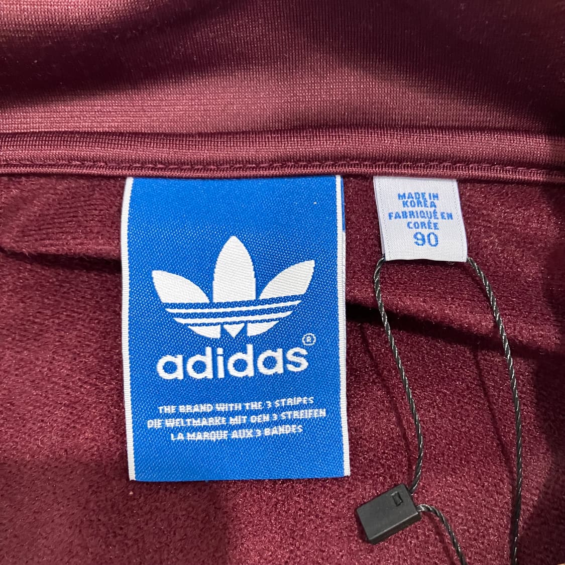 400 아디다스 파이어버드 져지 버건디 민트 와인 상품이미지2