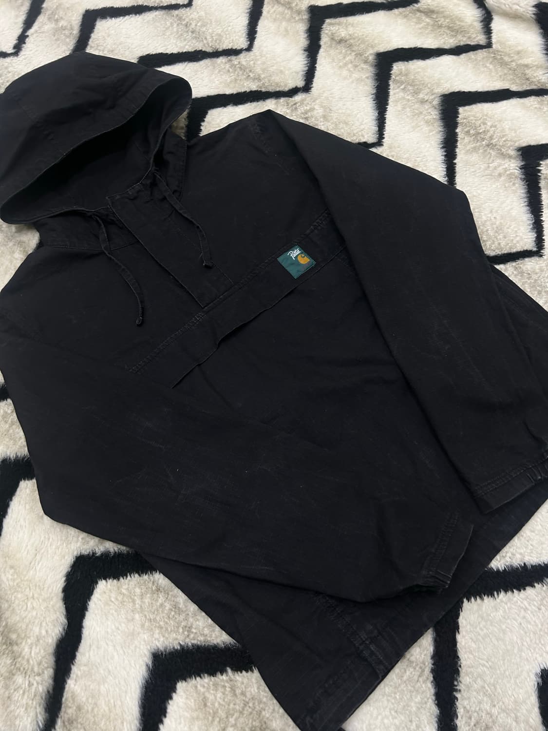 [S]칼하트x파타 님부스 립스탑 후드 아노락 상품이미지2