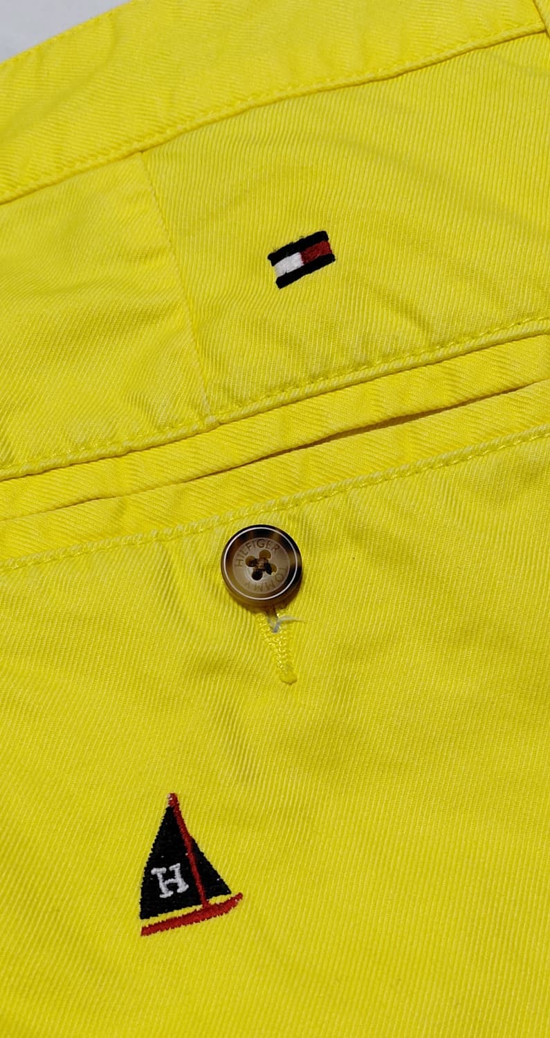 타미힐피거 요트 자수 크롭 팬츠 (옐로우/M) 상품이미지9