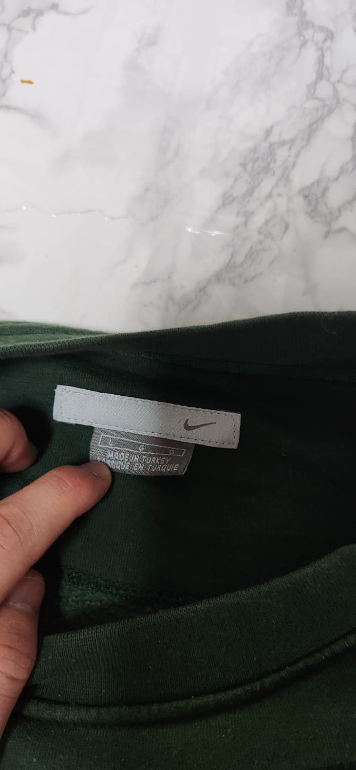 나이키 00s 빅로고 딥그린 올드스쿨 오버핏 맨투맨 상품이미지7