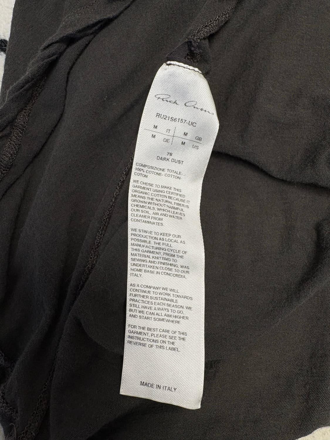 Rick Owens Dylan T Dark Dust 릭오웬스 딜런 티 상품이미지4