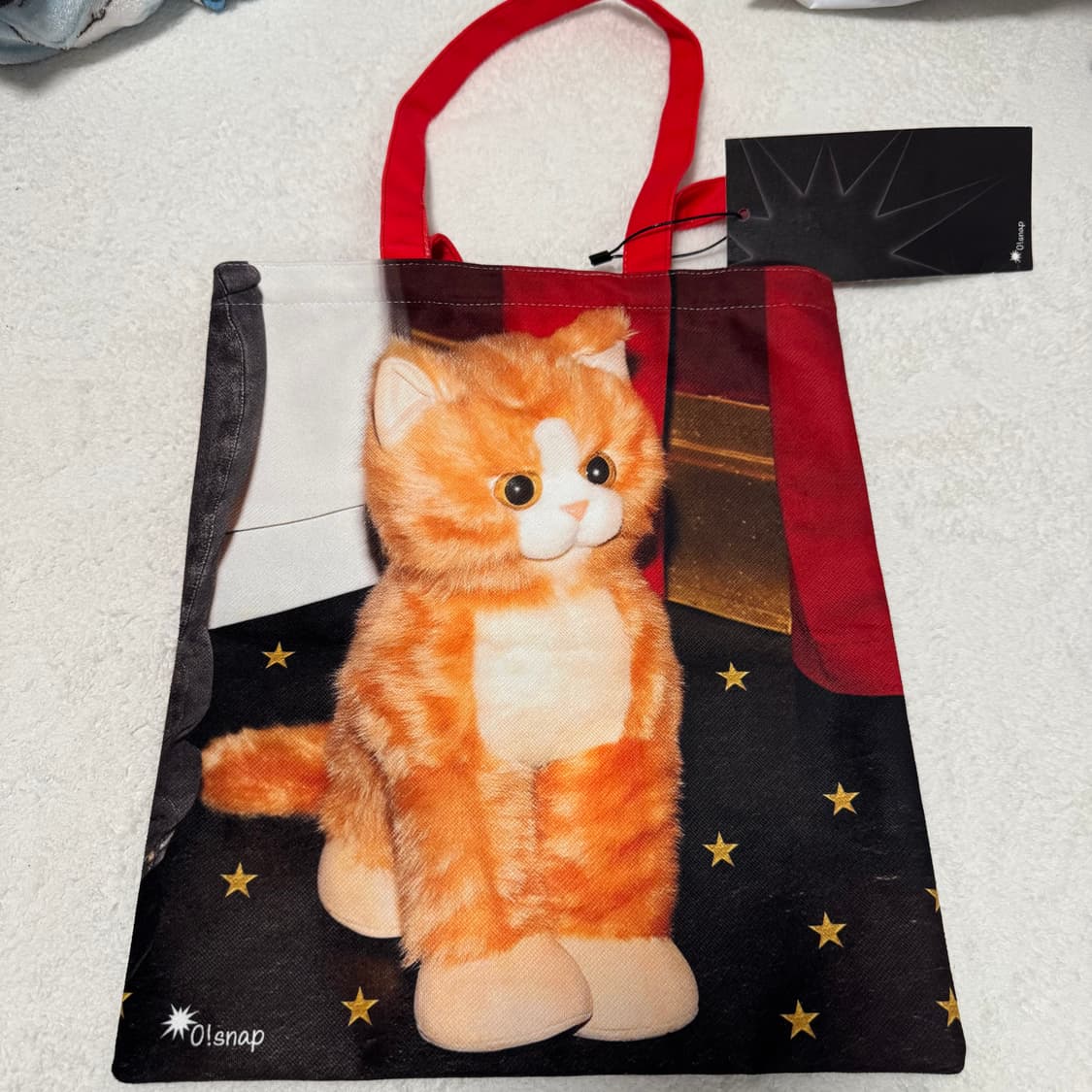 O!snap 고양이 에코백 상품이미지2