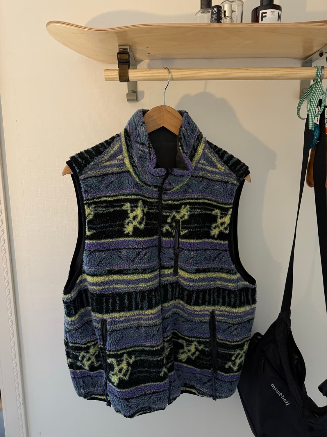 디스이즈네버댓 x 그라미치 리버시블 플리스 베스트 멀티 상품이미지1