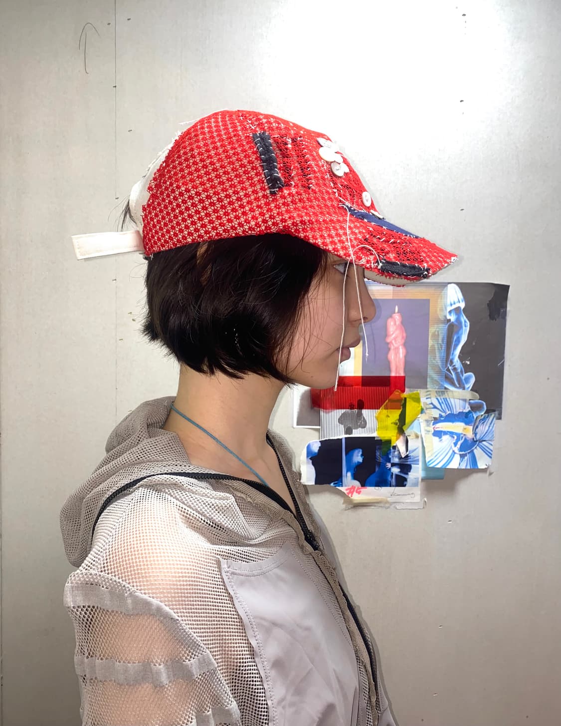 [One of a kind] N.H.S 오리지널 태극기 사시코 스티치 커 상품이미지4