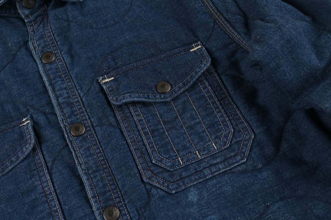 [S] 폴로 데님앤서플라이 퀼팅 데님셔츠 상품이미지3