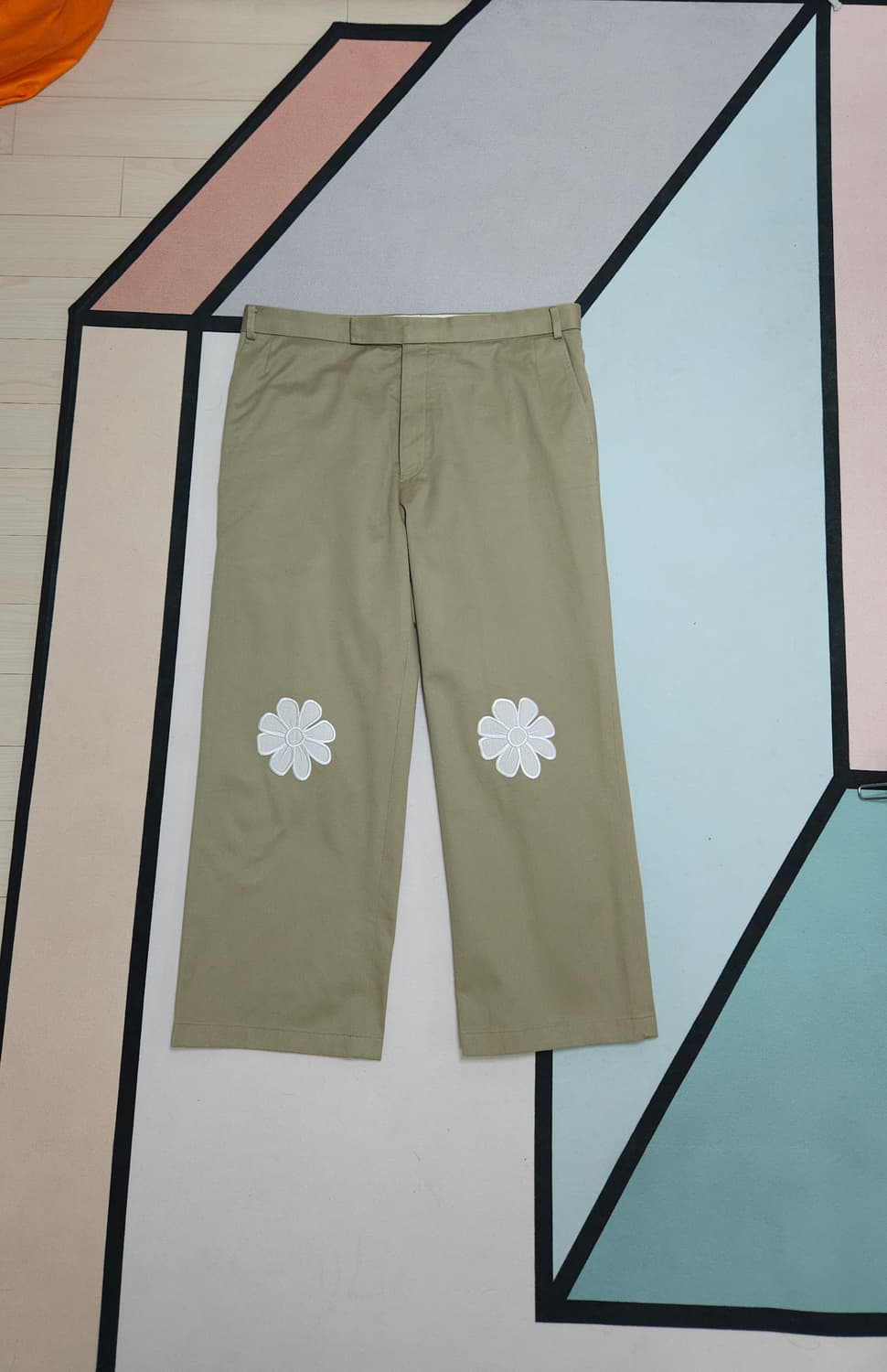 [ 4 ]  톰브라운 unconstructed 데이지 자수 팬츠 상품이미지3