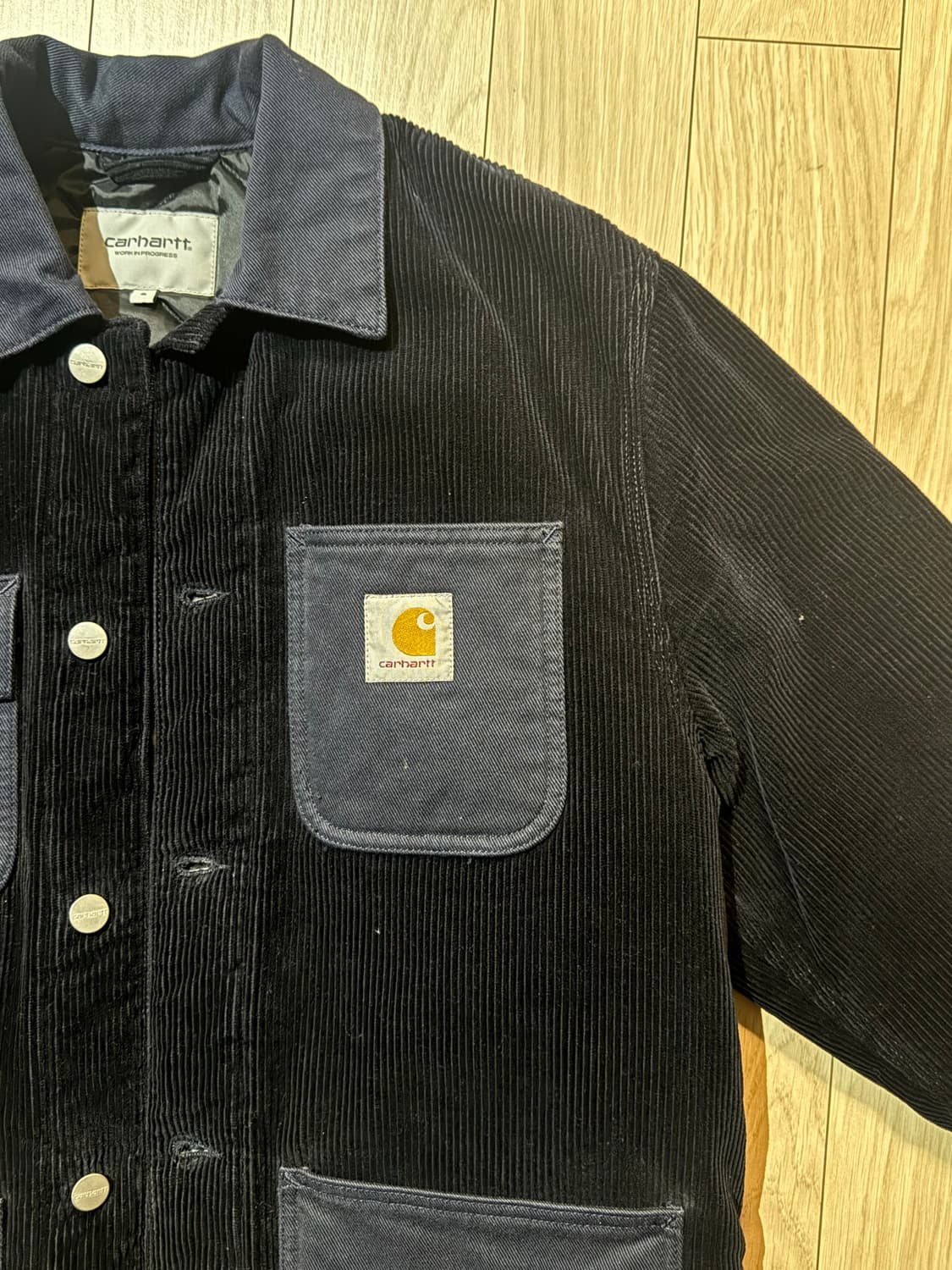 칼하트 코듀로이 네이비 자켓 / 사이즈 S 상품이미지2