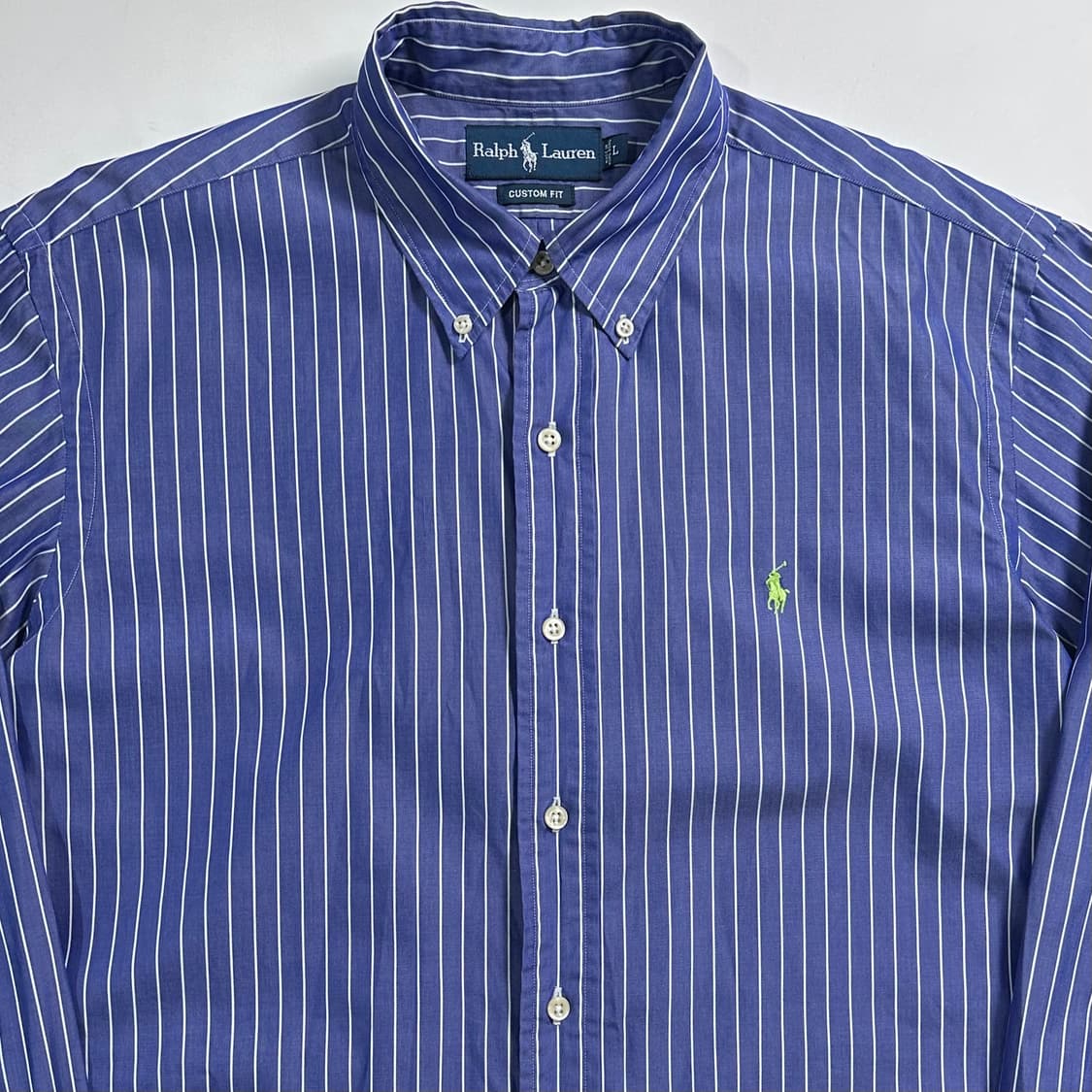 폴로 랄프로렌 블루 스트라이프 셔츠 상품이미지2