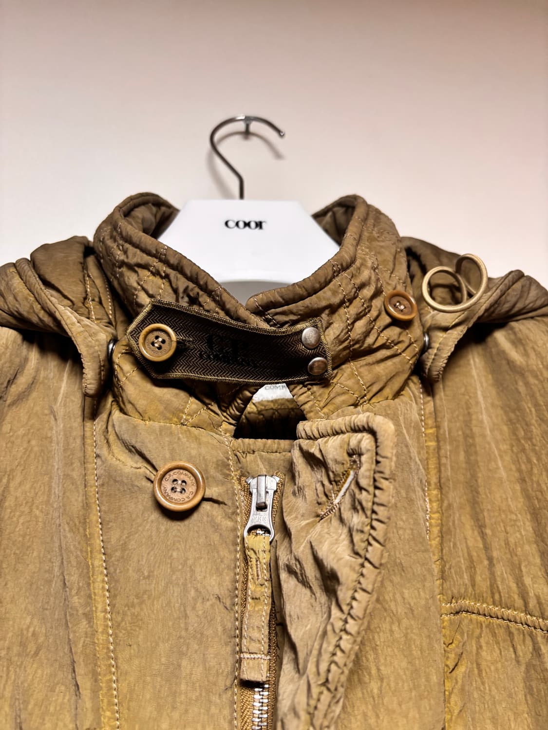 Cp 컴퍼니 야상 후드 고글 패딩자켓 상품이미지2