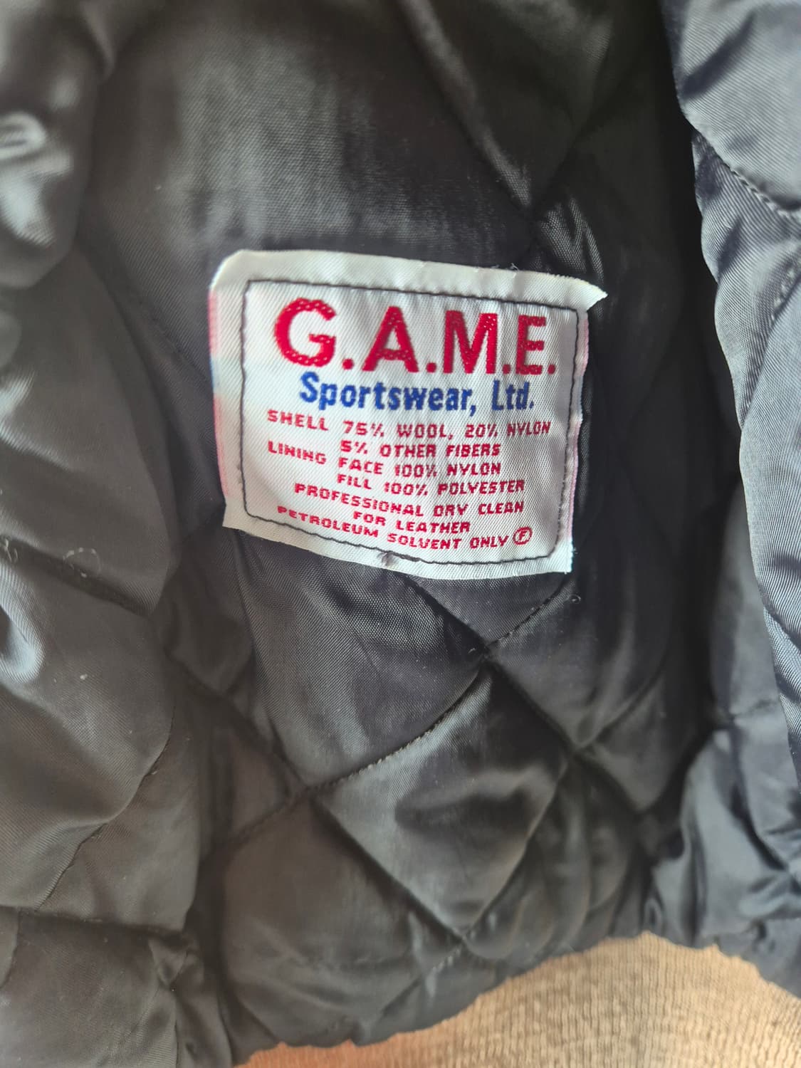 GAME 바시티 자켓 회색 L 사이즈 상품이미지4