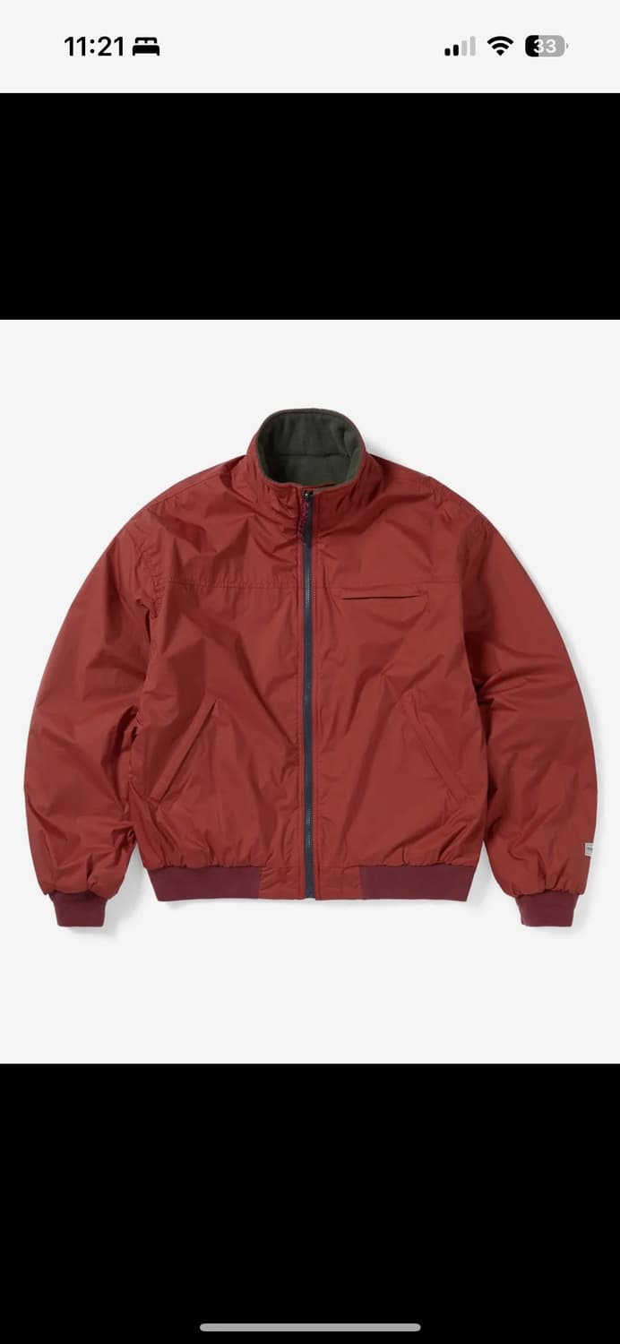 디스이즈네버댓 디네댓 리버시블 웜업 자켓 L 상품이미지2