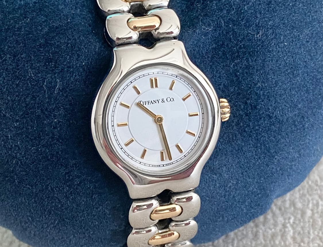 티파니 티솔로 24mm 여성용 스몰 18k 콤비 쿼츠 상품이미지1