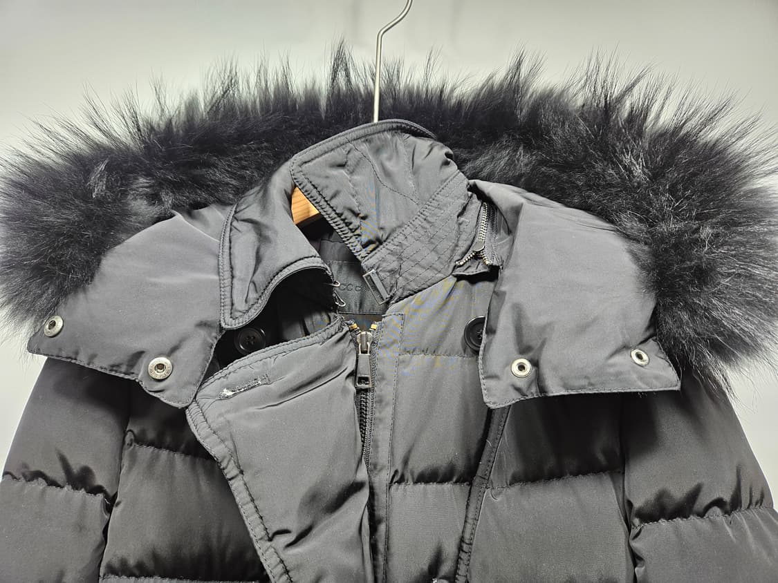 CC콜렉트 라쿤후드 오리털 롱패딩 S  상품이미지7