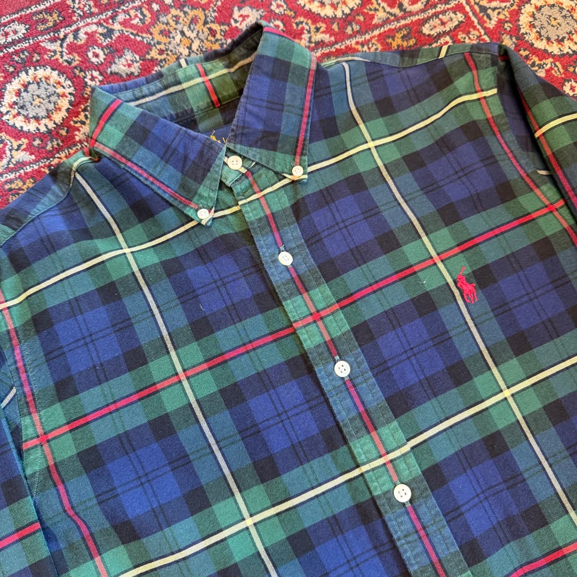 폴로 랄프로렌 클래식 핏 체크 셔츠 [ 100 ] 상품이미지2