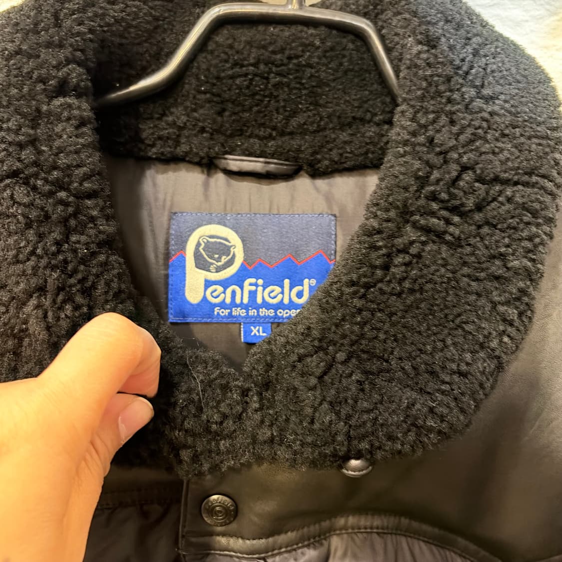 펜필드 락울 덕다운 패딩 점퍼 블랙XL 상품이미지2