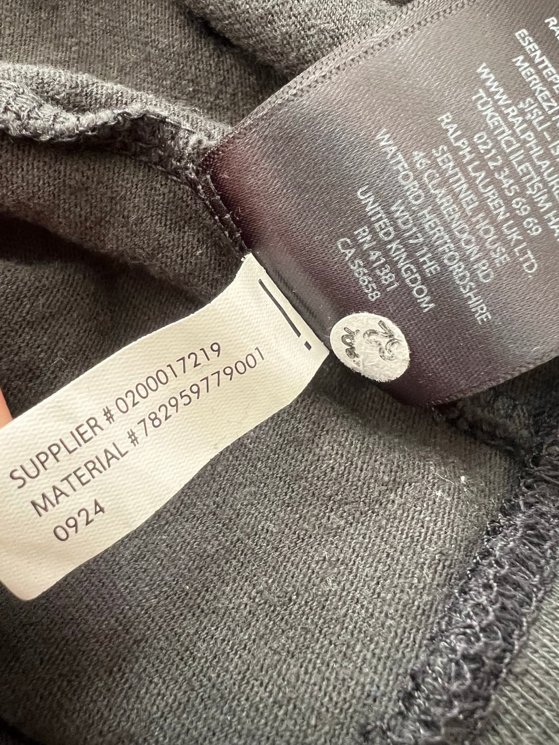 더블알엘 로고 코튼 햄튼 저지 티셔츠 상품이미지7