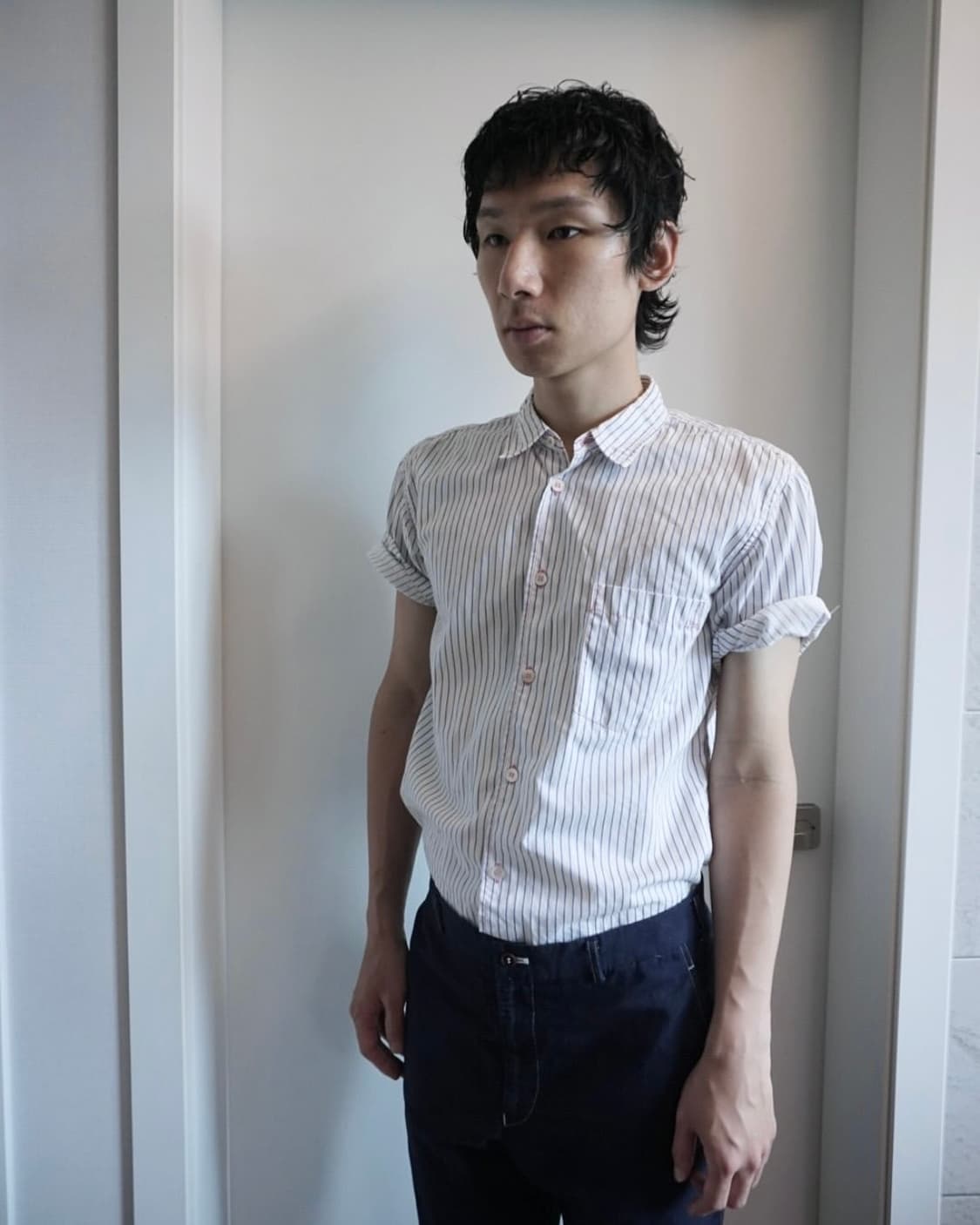 Comme des Garcons stripe half shirt 상품이미지3