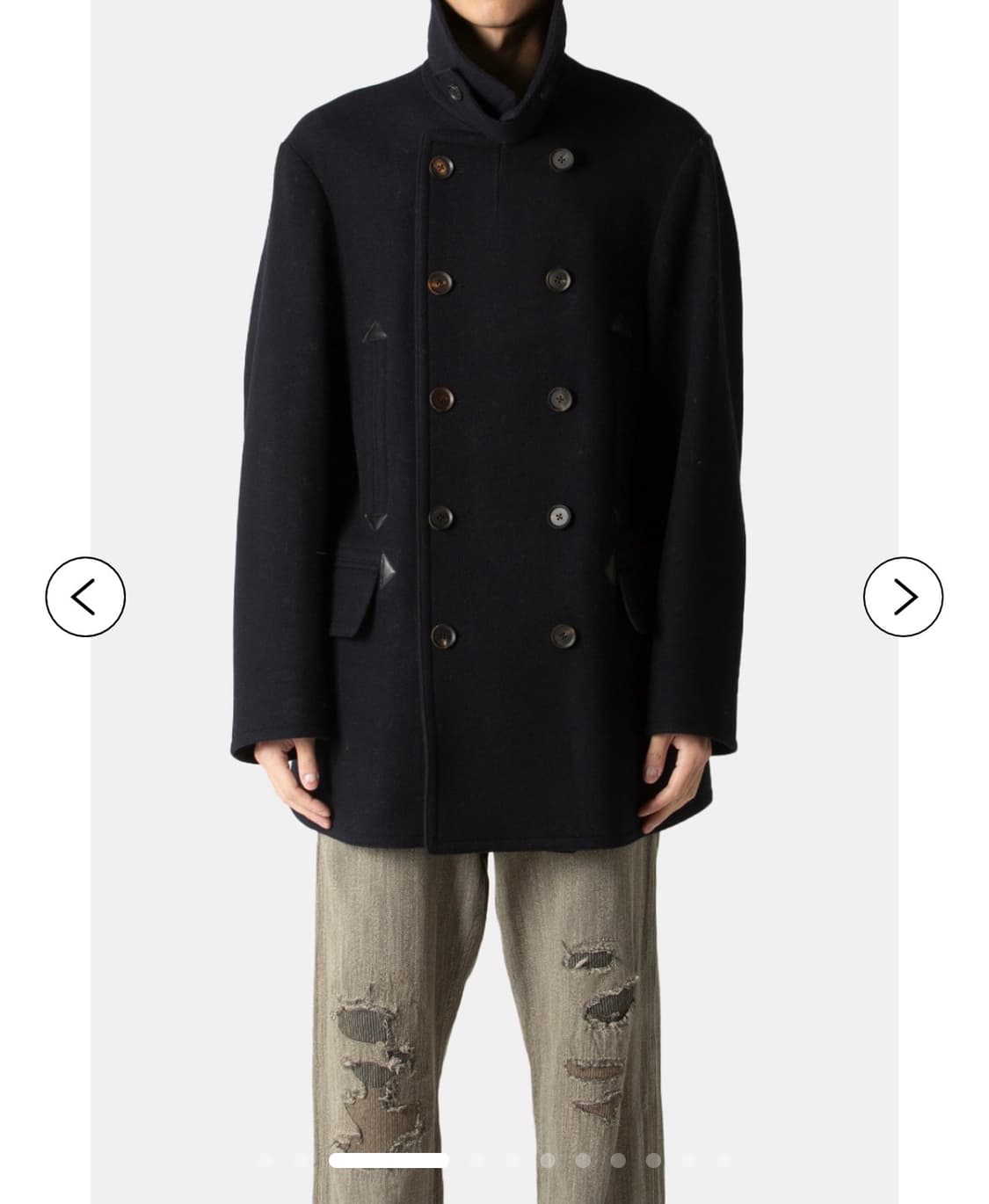 25fw 아워셀브스 피코트 다크네이비 /2사이즈/시착품 상품이미지1