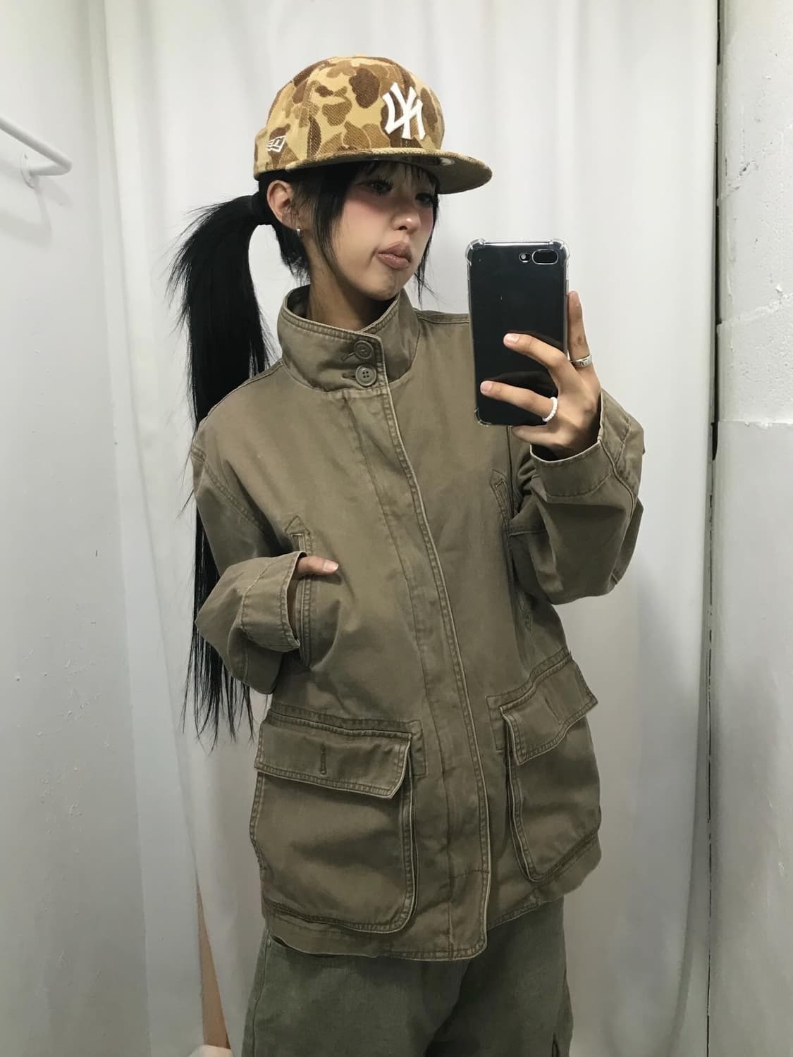 Gap High Neck Multi Pocket Jacket 상품이미지6