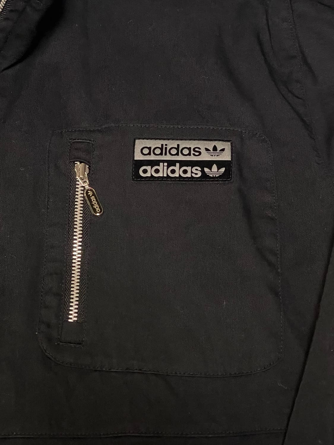 아디다스 Adidas 블랙 트랙탑 자켓 L 상품이미지4