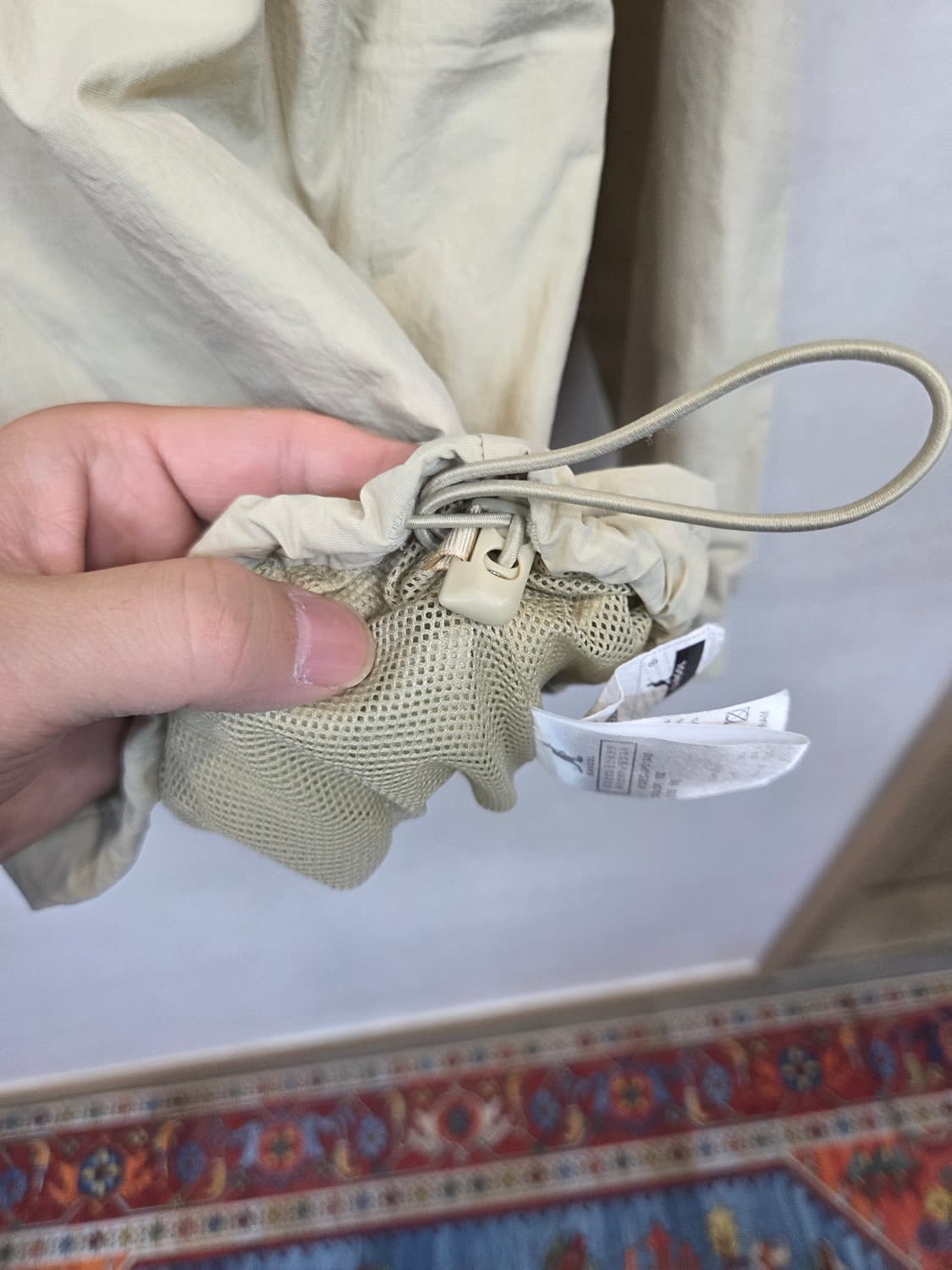 캉골 나일론 아노락 자켓 베이지 M 상품이미지5