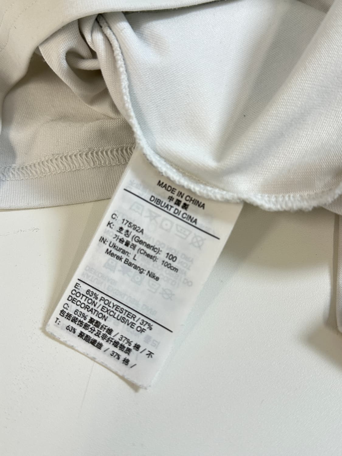 Nike acg 빅로고 반팔 화이트 L 상품이미지5