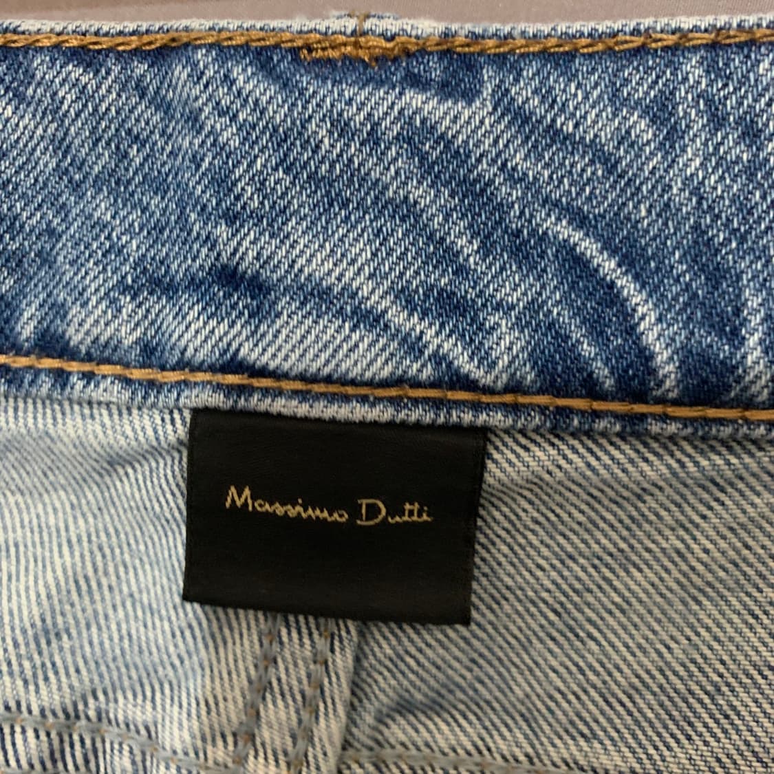 28인치 마시모두띠 일자 워싱 데님 청바지 상품이미지4