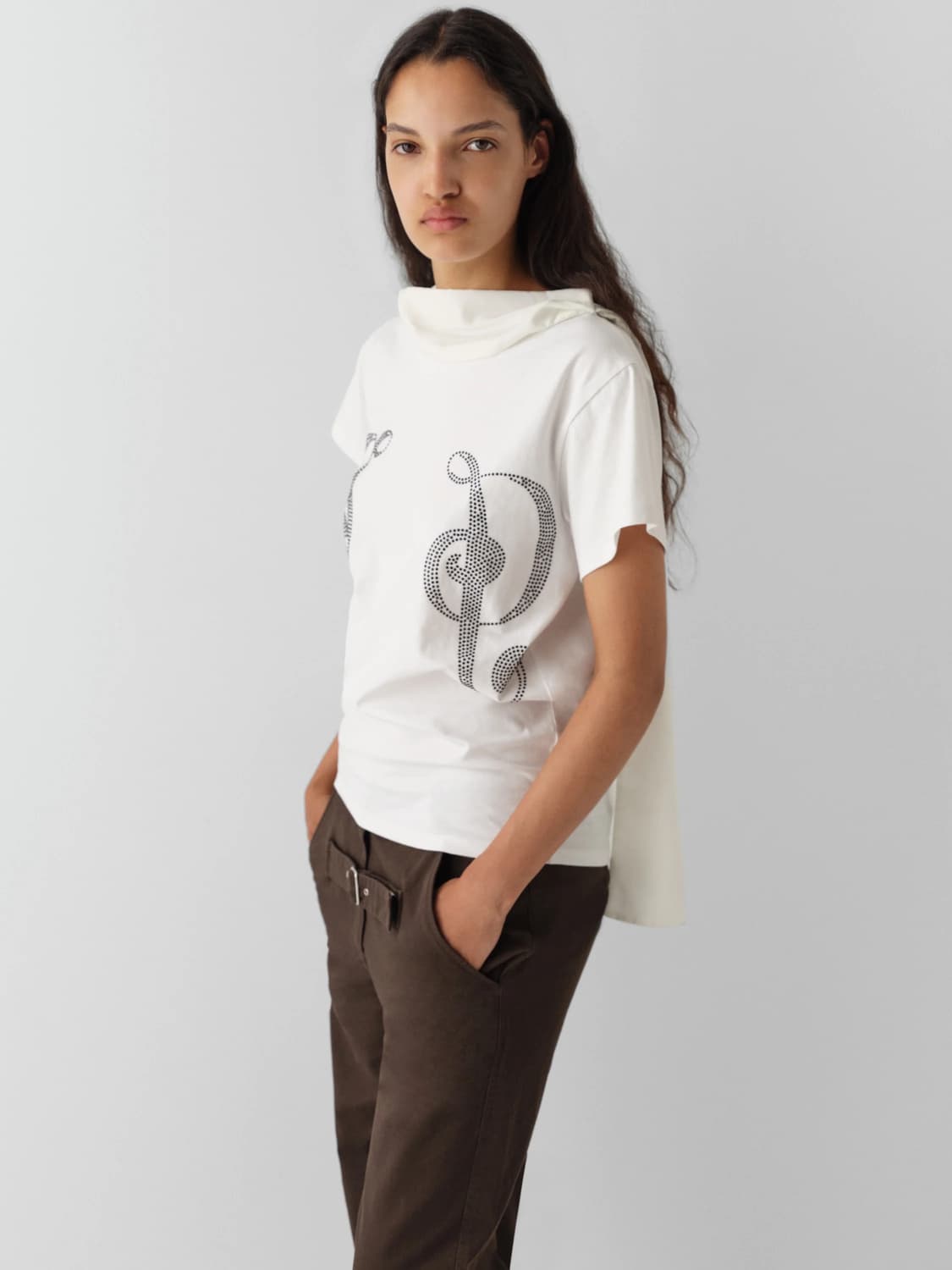 (XS,S,M) 기마구아스 Phoebe 스터드 티셔츠 상품이미지3