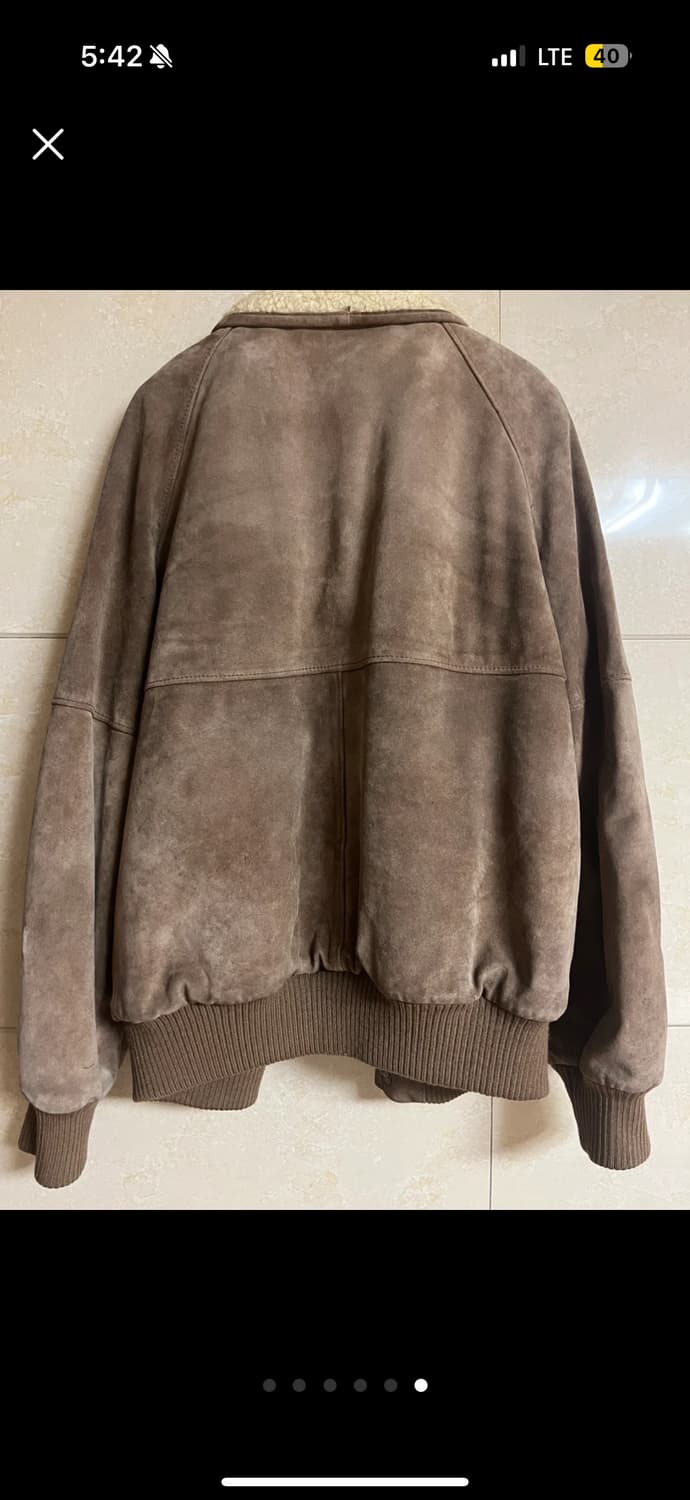 남녀공용) 빈티지 가죽무스탕 (vera pelle인증) 상품이미지6