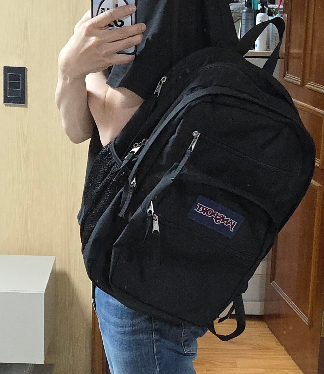 (착샷) 잔스포츠 빅 스튜던트 백팩 블랙  상품이미지8