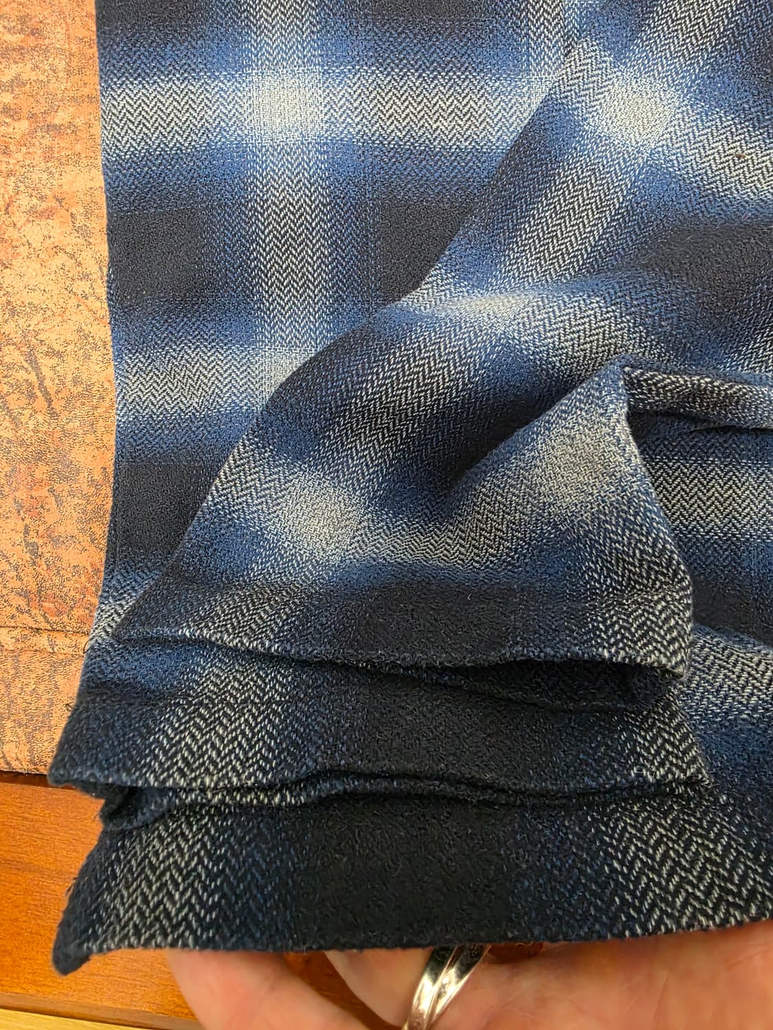 비바스튜디오 헤링본 체크 후드 셔츠 상품이미지7