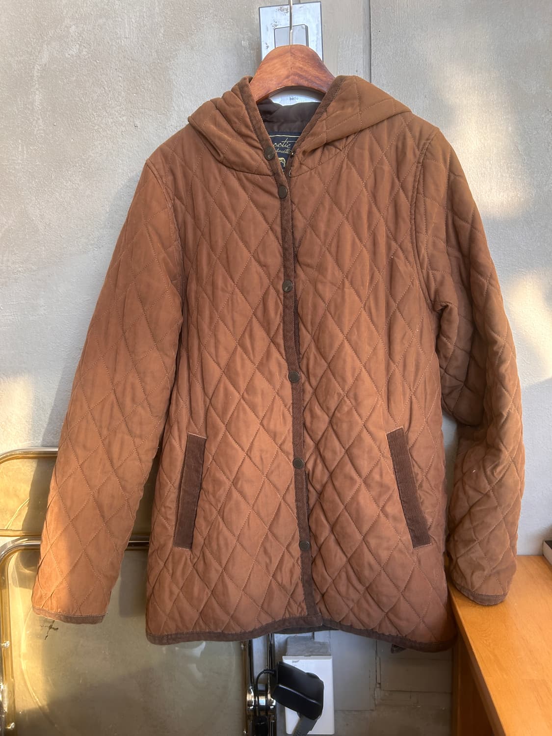 Zootie 퀄팅 후드 경량패딩  상품이미지1