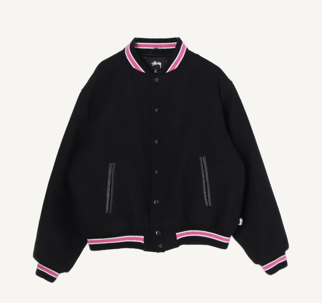 스투시 S 토크 멜튼 바시티 자켓 S사이즈 상품이미지1