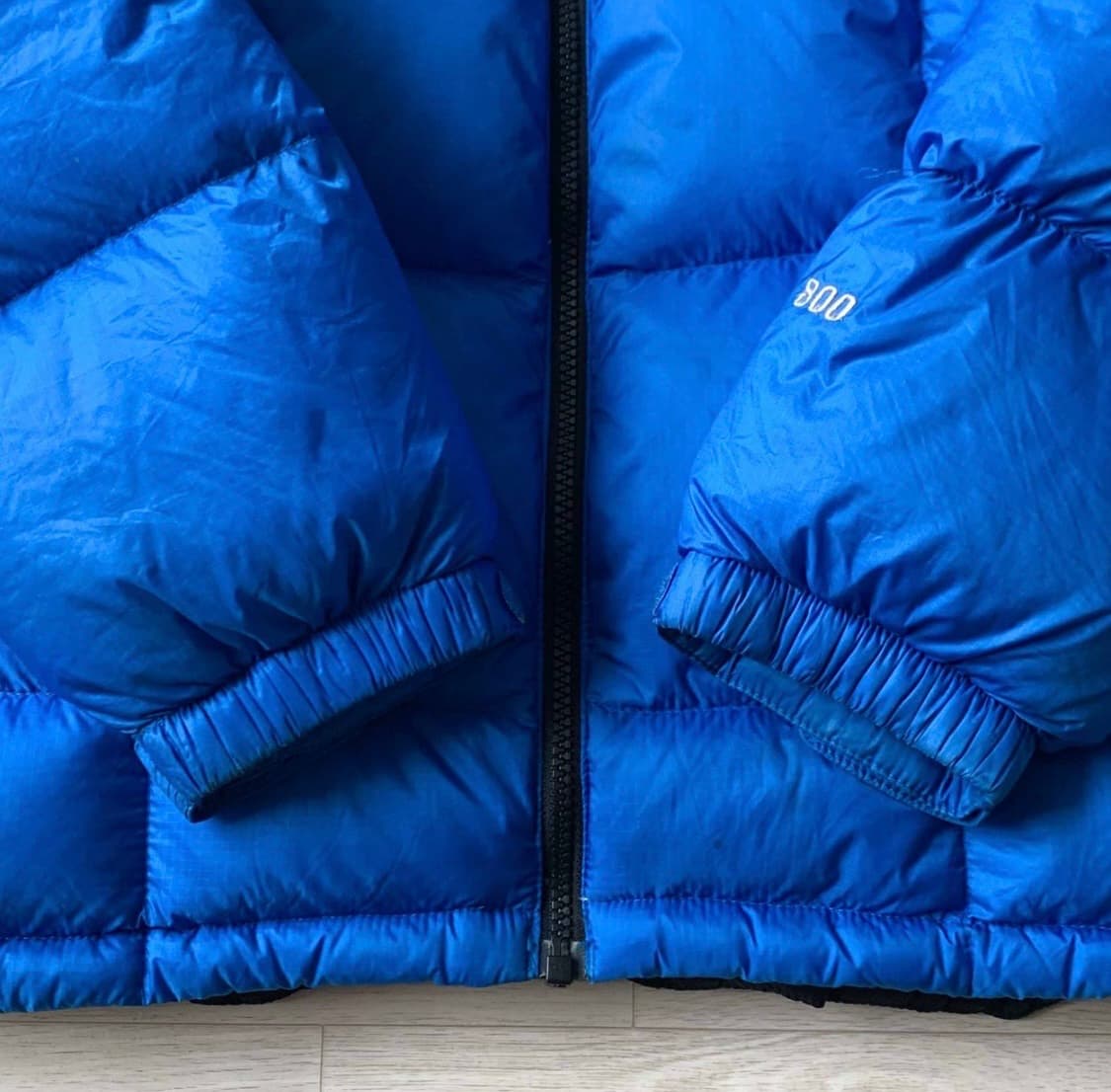 노스 페이스 800 구스 다운 패딩 블루 L 상품이미지6