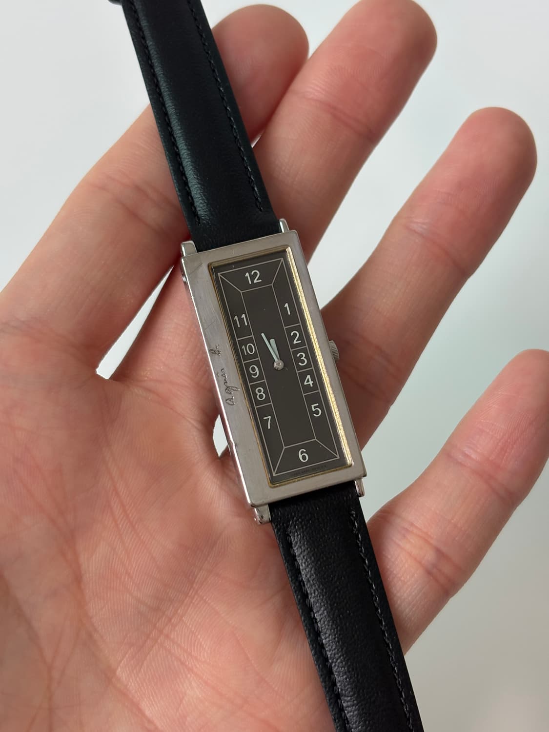 Black Dial Silver Square Ladies Quartz 상품이미지2