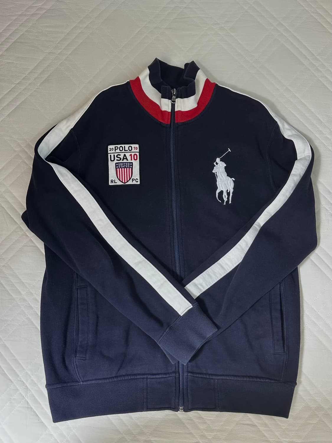 폴로 랄프로렌 빅포니 usa 성조기 집업 상품이미지1