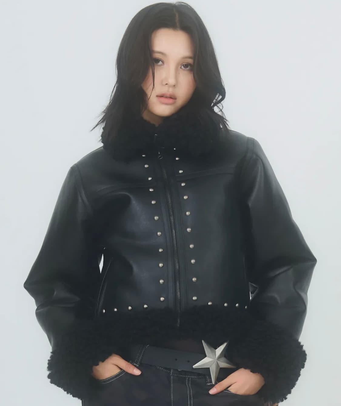 러닝하이 무스탕 상품이미지1