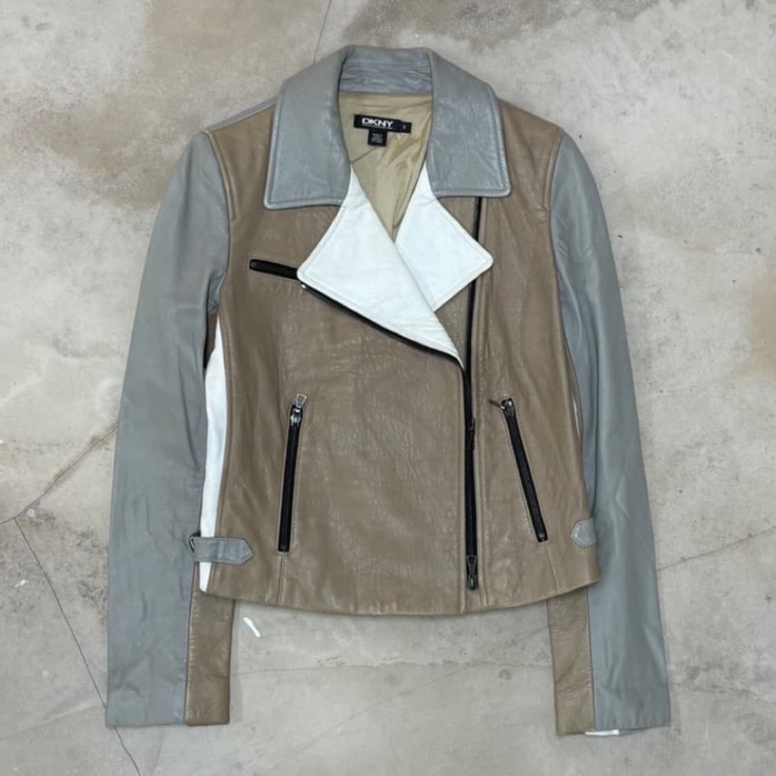 [S] DKNY Leather Jacket 상품이미지2