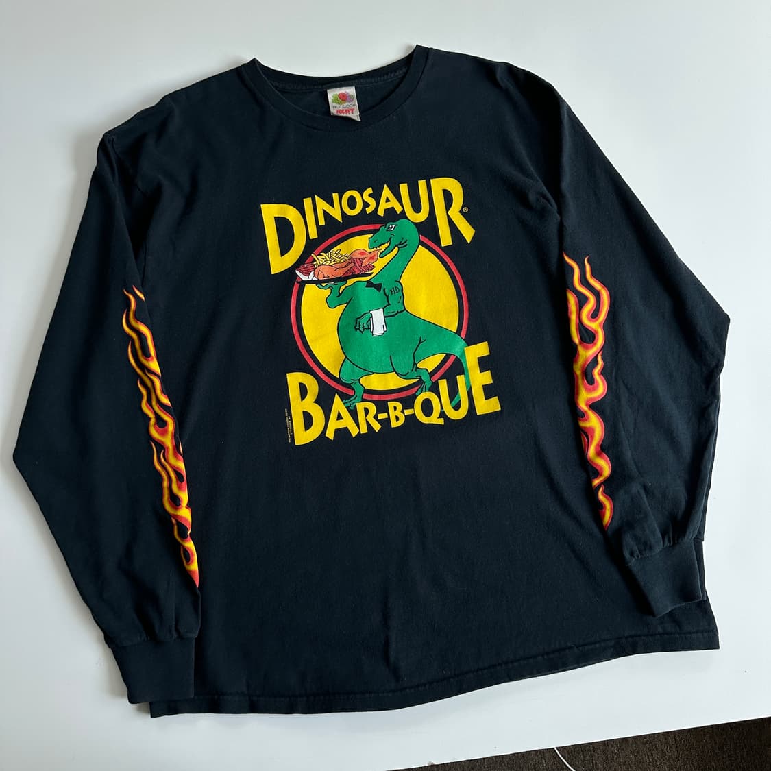 USA 90's vintage dinosaur bar-b-q sleeve 상품이미지2