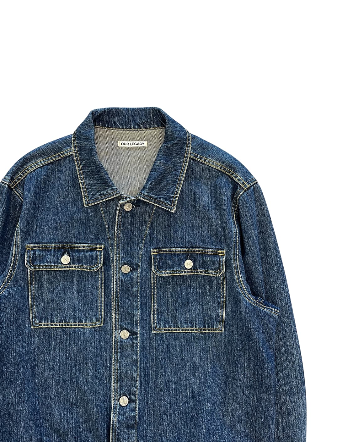 아워레가시 블루 워시 데님 자켓 상품이미지6