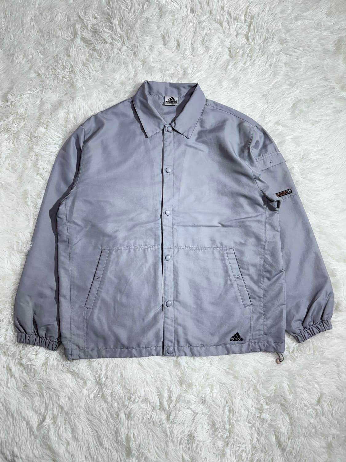 아디다스 90‘s 그레이 빅로고 코치자켓  상품이미지5