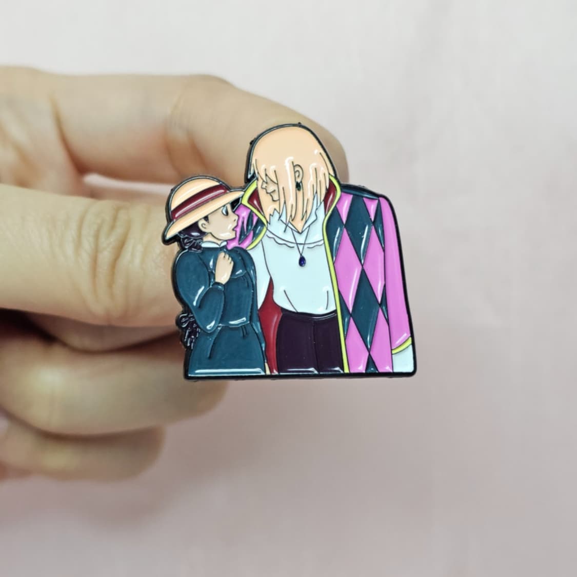 하울의 움직이는 성 하울 소피 뱃지 상품이미지2